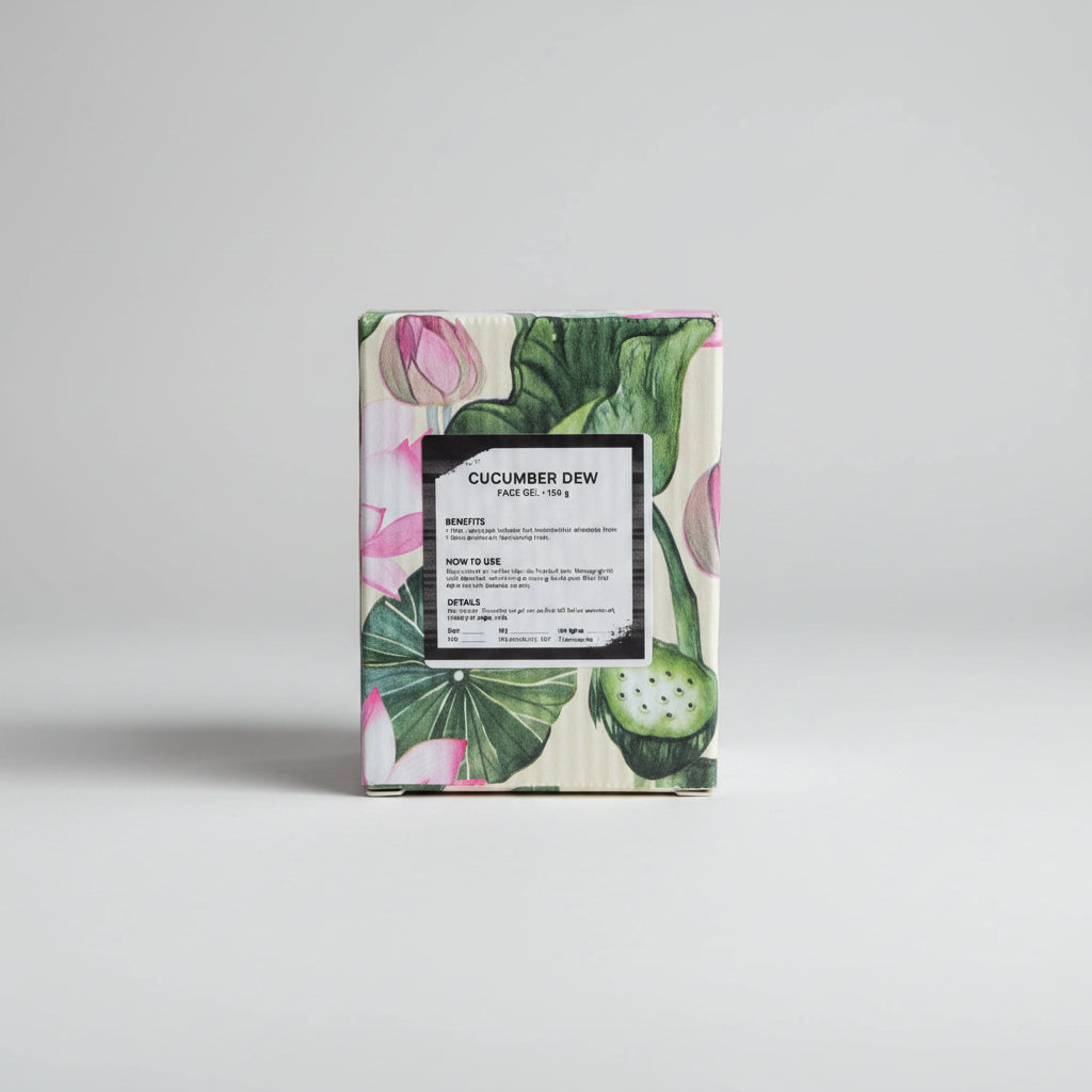 Cucumber Dew Face Gel with Lavender Essential Oil