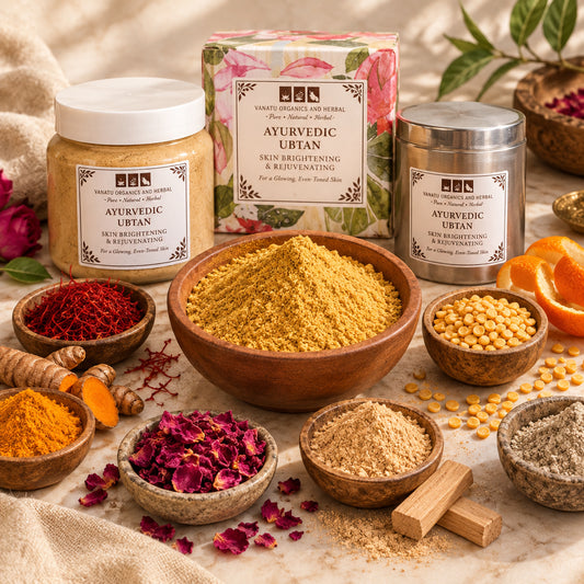 VOH Essential Brightening Ubtan | Ayurvedic Face & Body Powder
