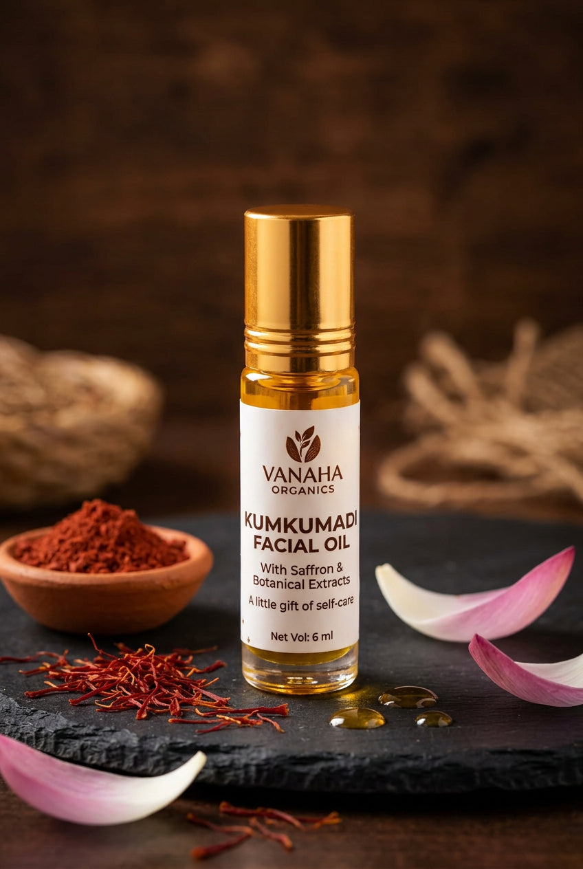 Kumkumadi Facial Oil | Saffron & Botanical Radiance | 6 ml