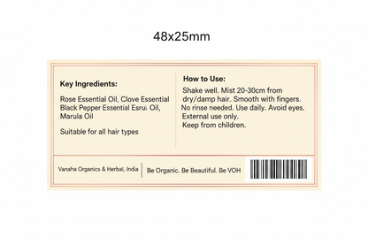 Back Label 48x25mm