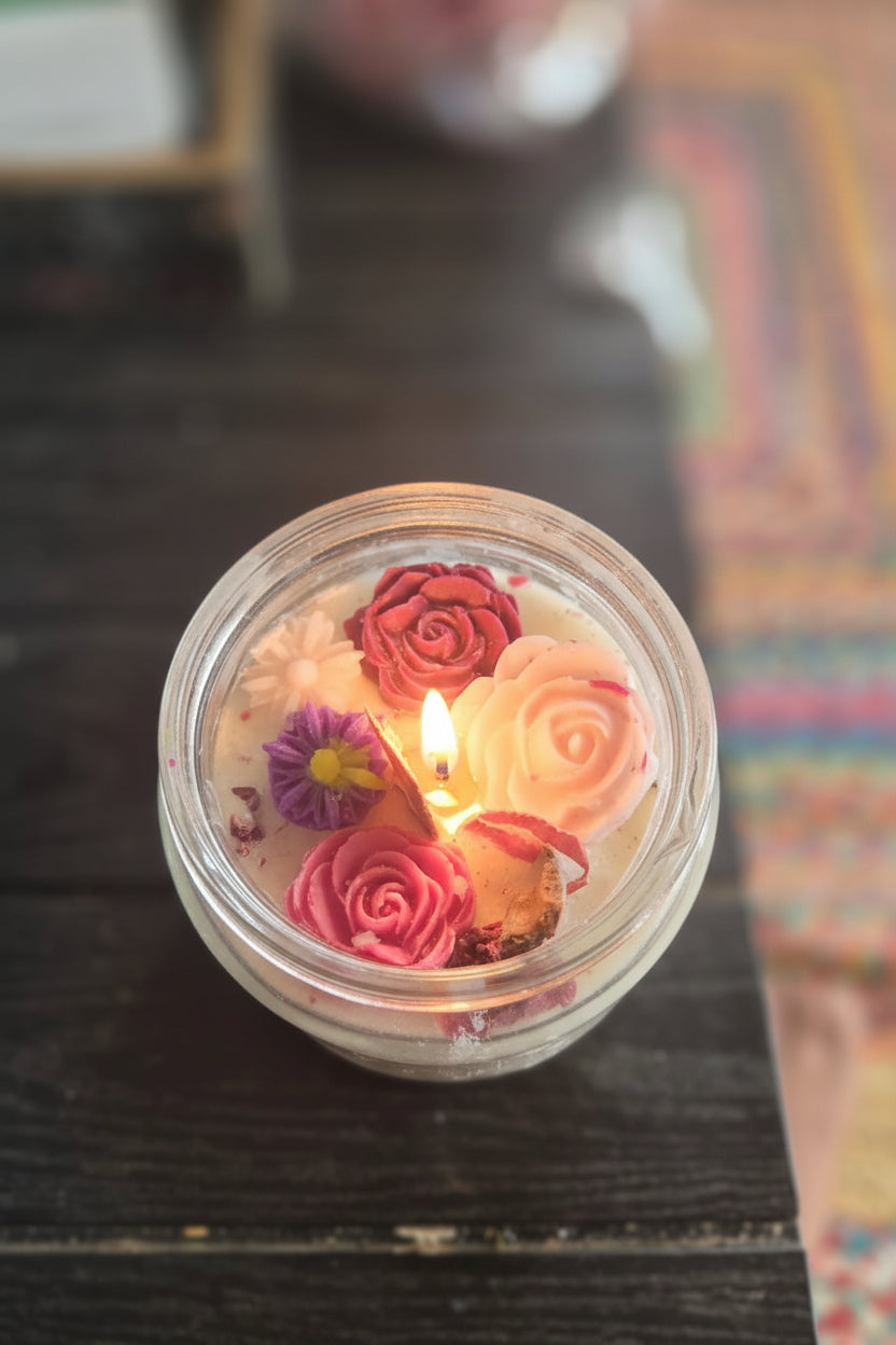 Wood Wick Luxury Jar Candle | Cannaga Essential Oil | Aromatherapy Home Fragrance