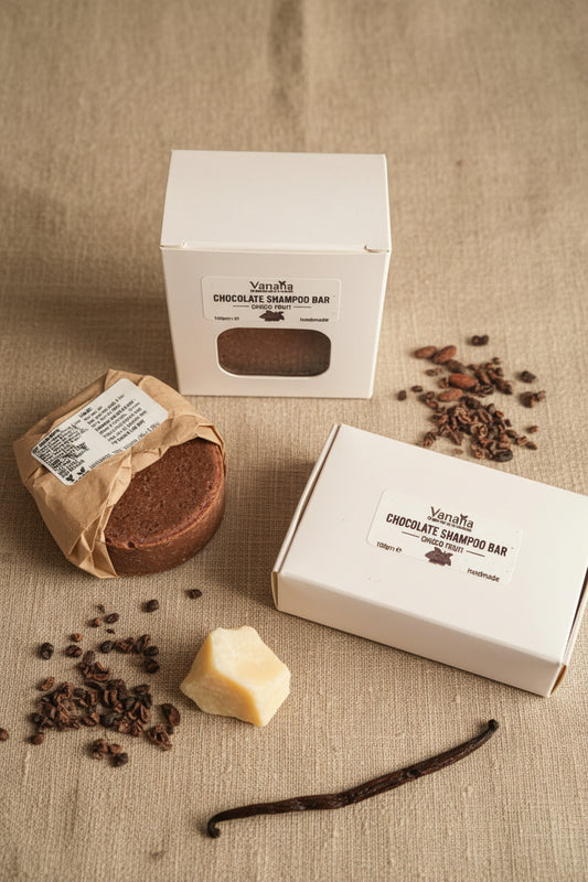 Luxury Chocolate Vanilla Clarifying Shampoo Bar