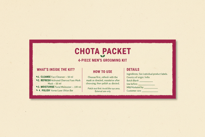 Chota Packet updated back wide label