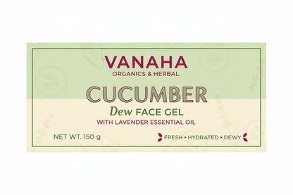 Cucumber Dew Face Gel with Lavender Essential Oil