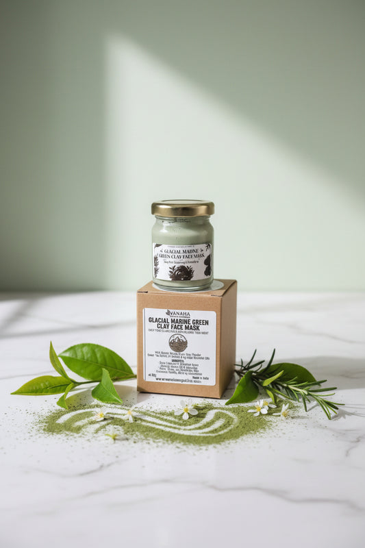 Glacial Marine Green Clay Face mask