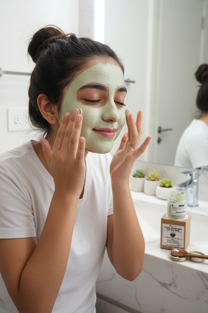 Glacial Marine Green Clay Face mask