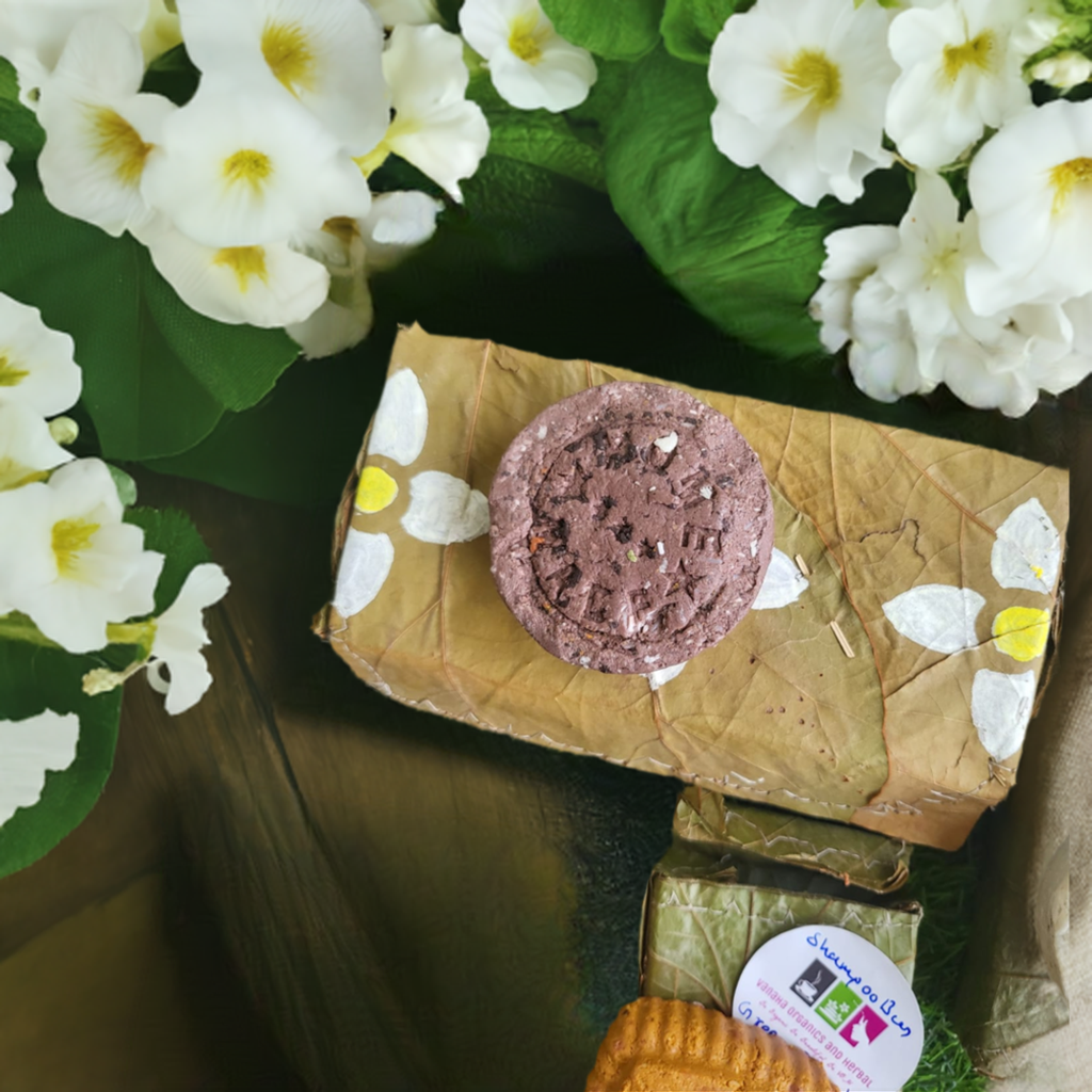 Lotus Purple Clay shampoo bar