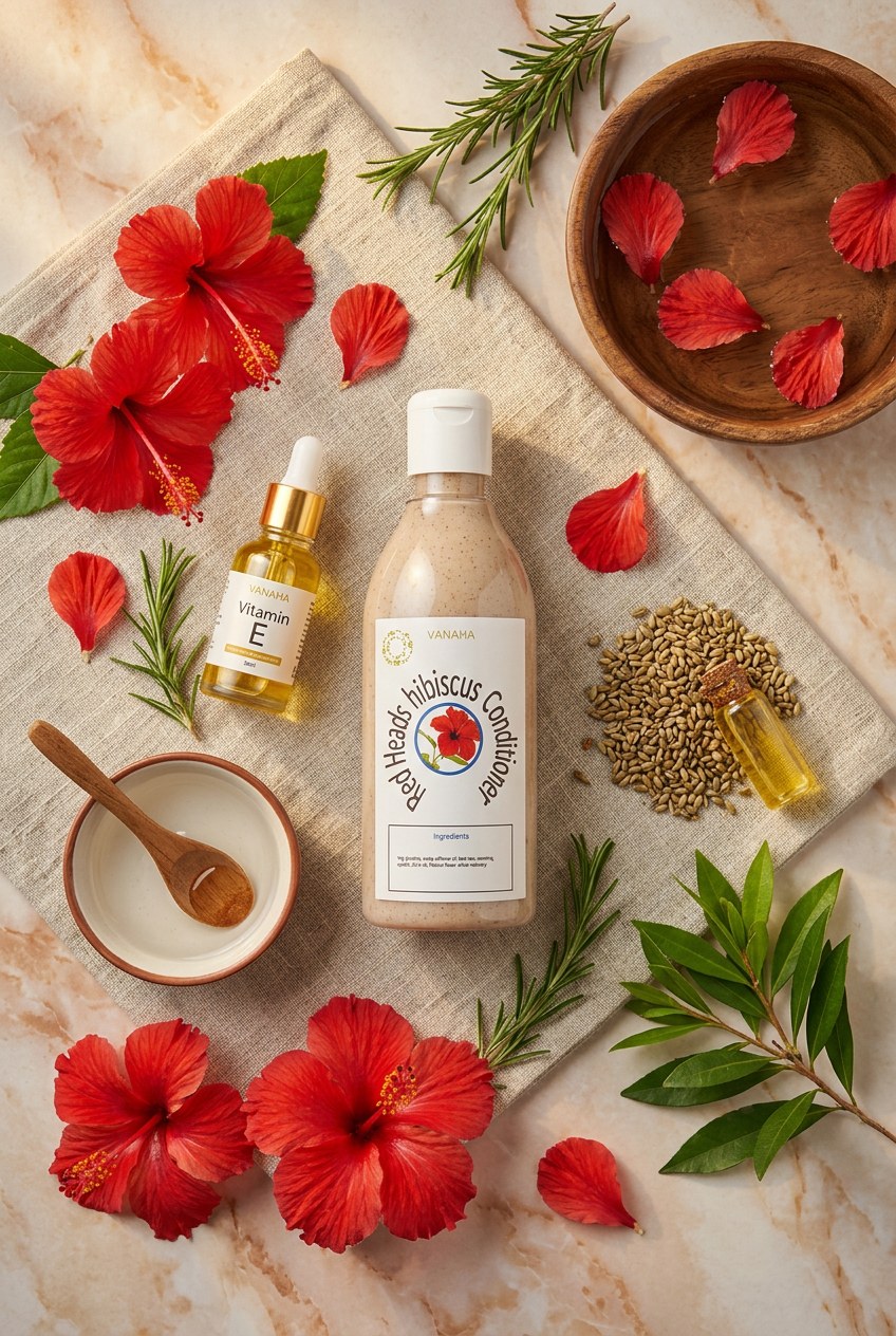 Red Heads Hibiscus Conditioner | Safflower & Rosemary