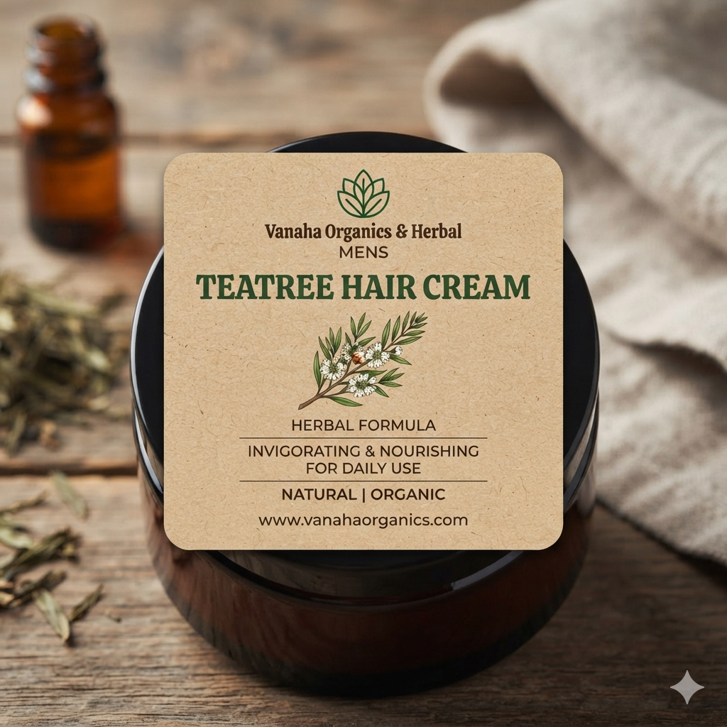 Mens TeaTree Hair Cream