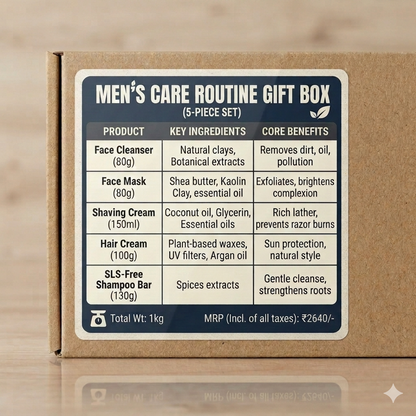 Men’s Care Routine Gift Box (5-Piece Set)