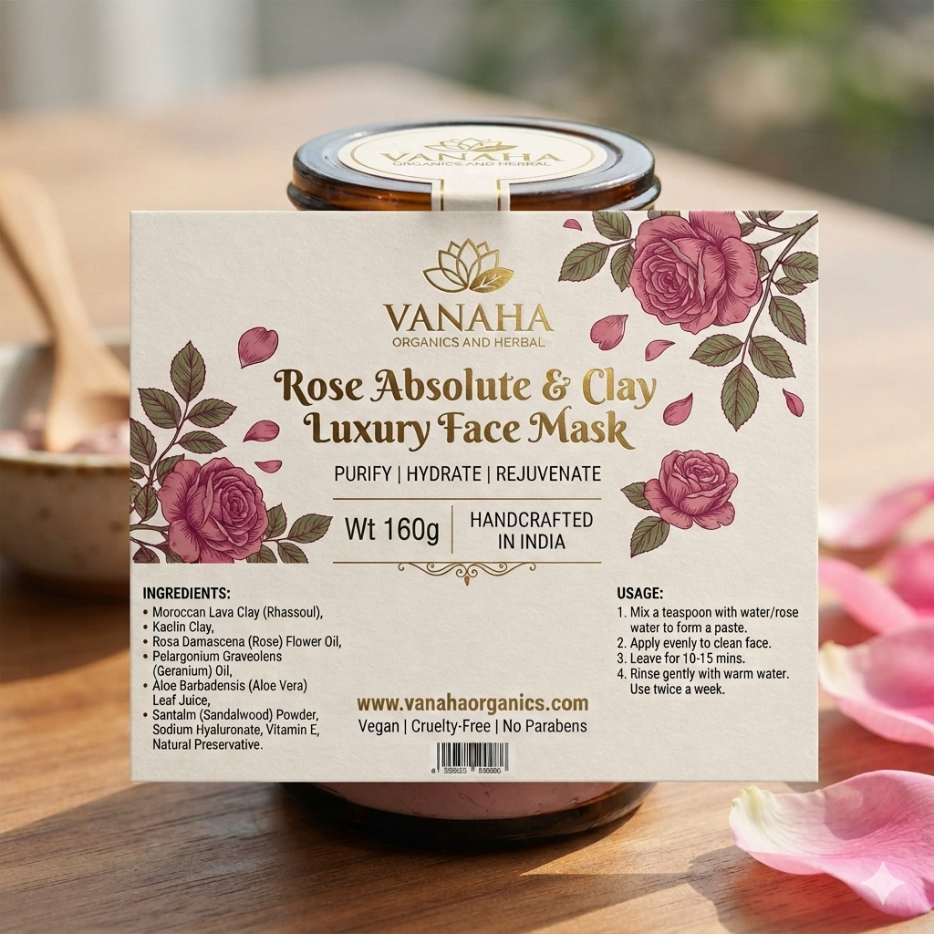 Rose Absolute & Clay Luxury Face Mask