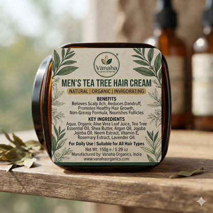 Mens TeaTree Hair Cream