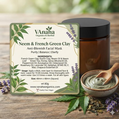 Neem & French Green Clay Anti-Blemish Facial Mask
