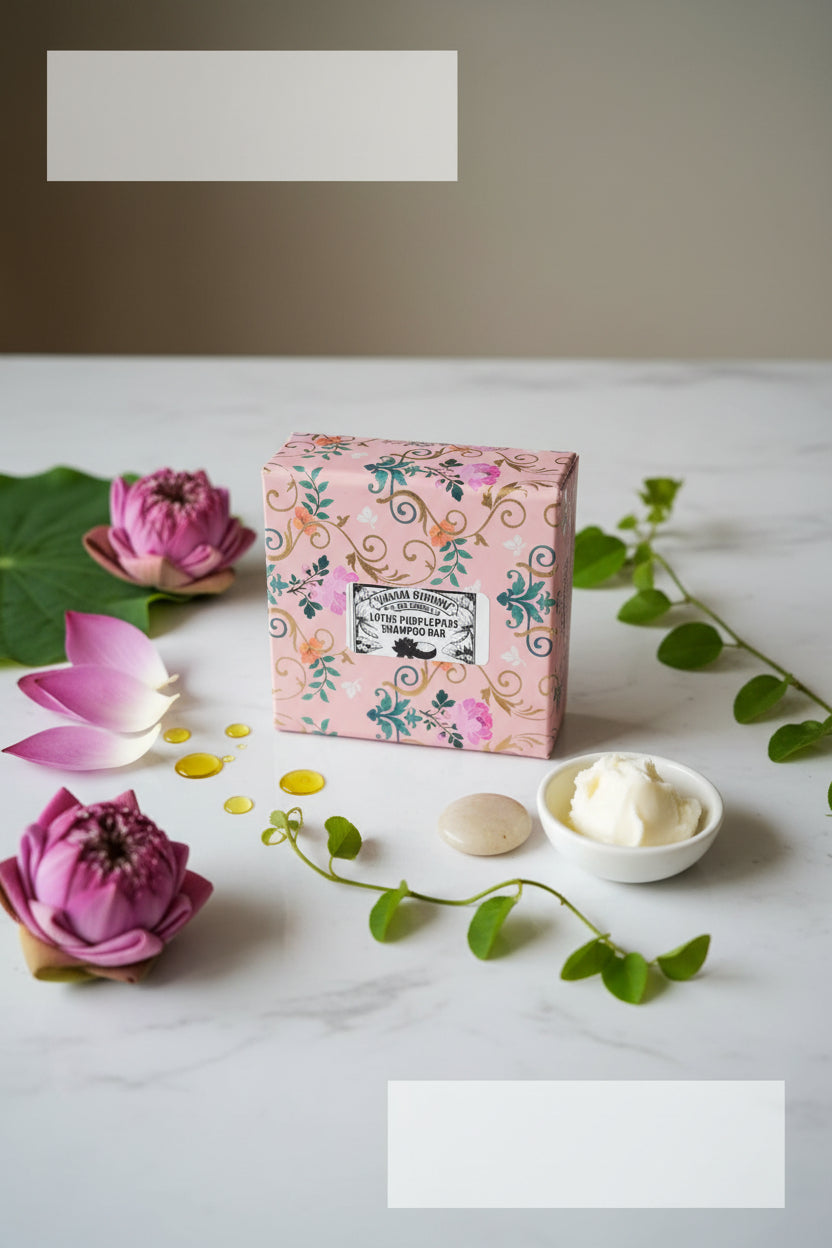 Lotus Brazilian purple clay shampoo bar