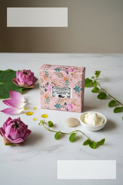 Lotus Brazilian purple clay shampoo bar
