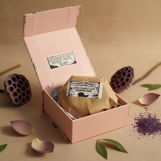 Lotus Brazilian purple clay shampoo bar