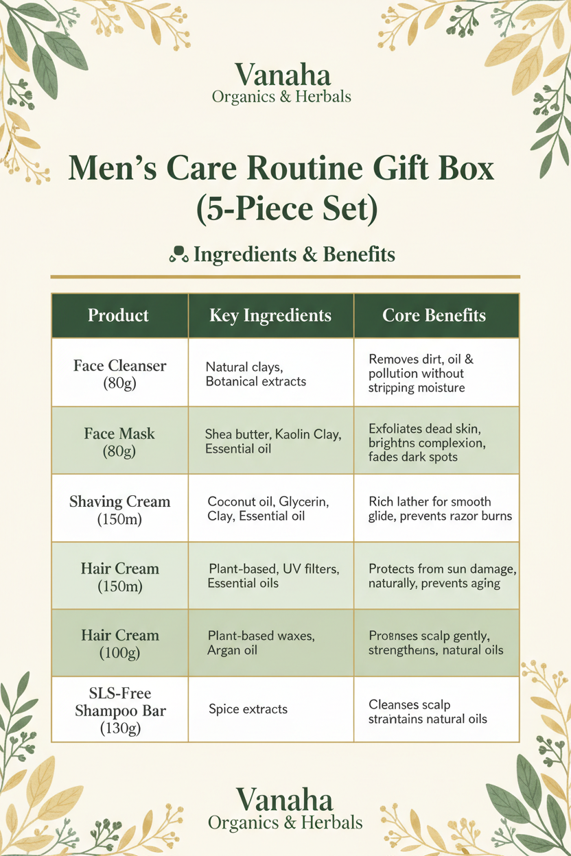 Men’s Care Routine Gift Box (5-Piece Set)