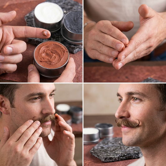 Moustache Sculpting Wax | Black & Brown
