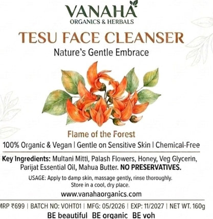 Tesu (Palash) Flower Face Cleanser