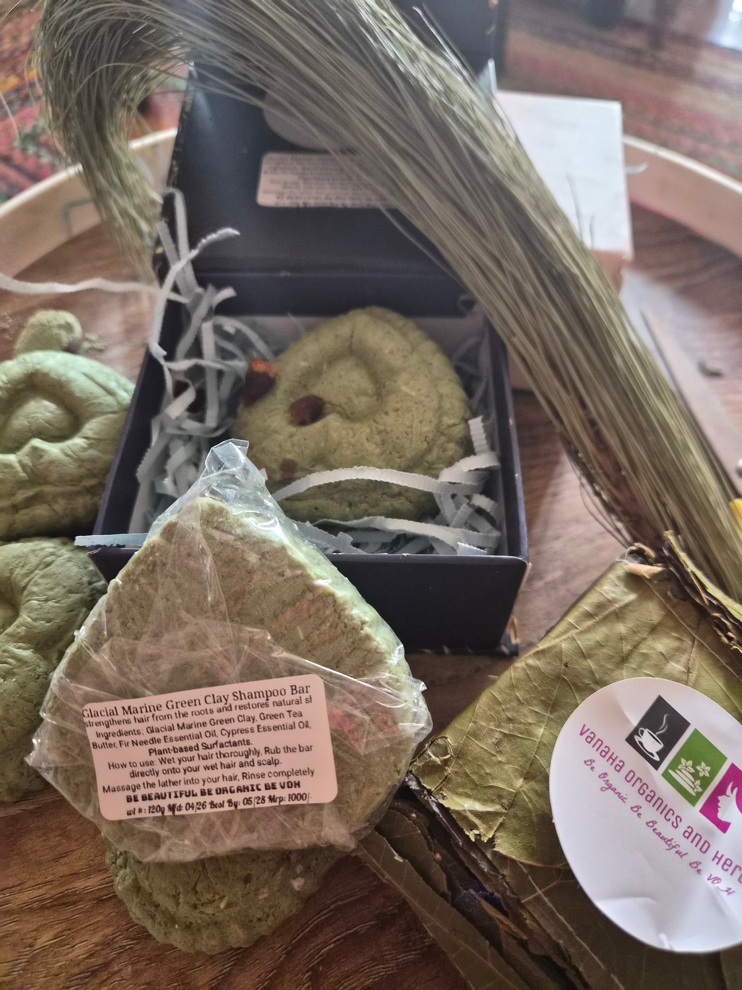 Glacial Marine Green Clay shampoo bar