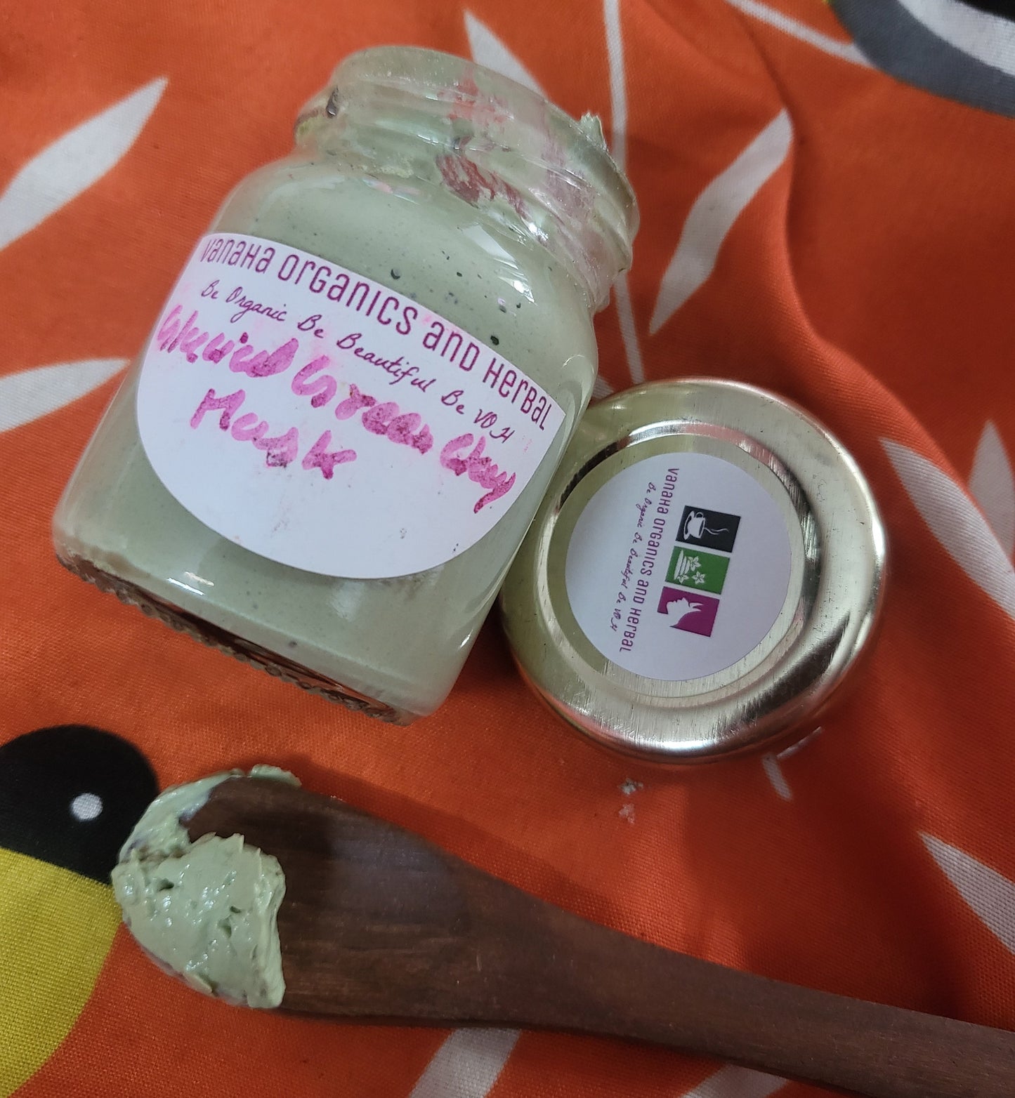 Glacial Marine Green Clay Face mask