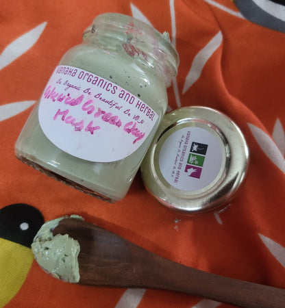 Glacial Marine Green Clay Face mask