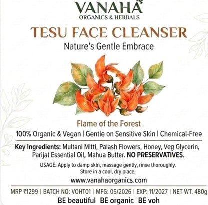 Tesu (Palash) Flower Face Cleanser
