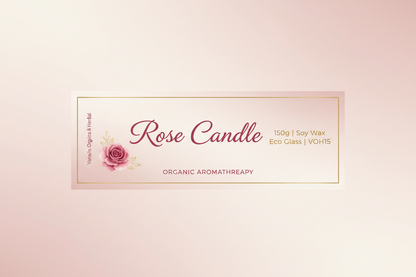 Rose Aromatherapy Jar Candle