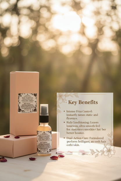 Rose Hydrosol Conditioning Hair Mist Serum