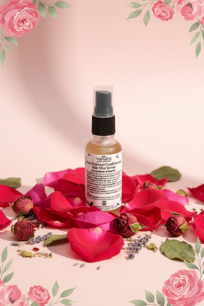 Rose Hydrosol Conditioning Hair Mist Serum