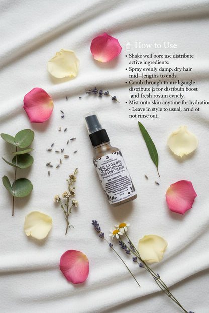 Rose Hydrosol Conditioning Hair Mist Serum