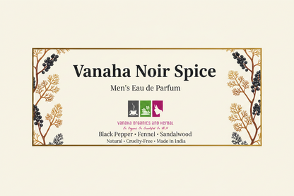 Vanaha Noir Spice — Men's Eau de Parfum (bold, premium, masculine)