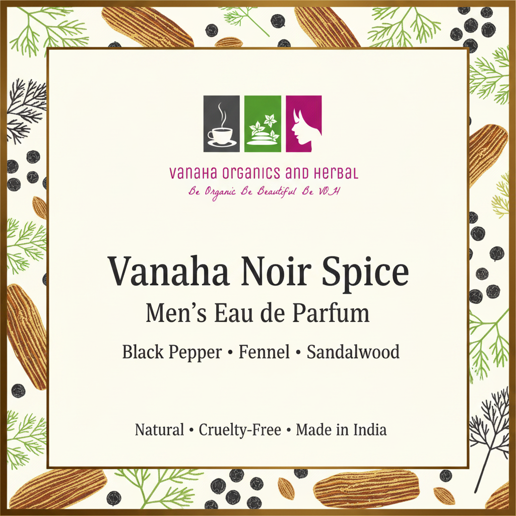 Vanaha Noir Spice — Men's Eau de Parfum (bold, premium, masculine)