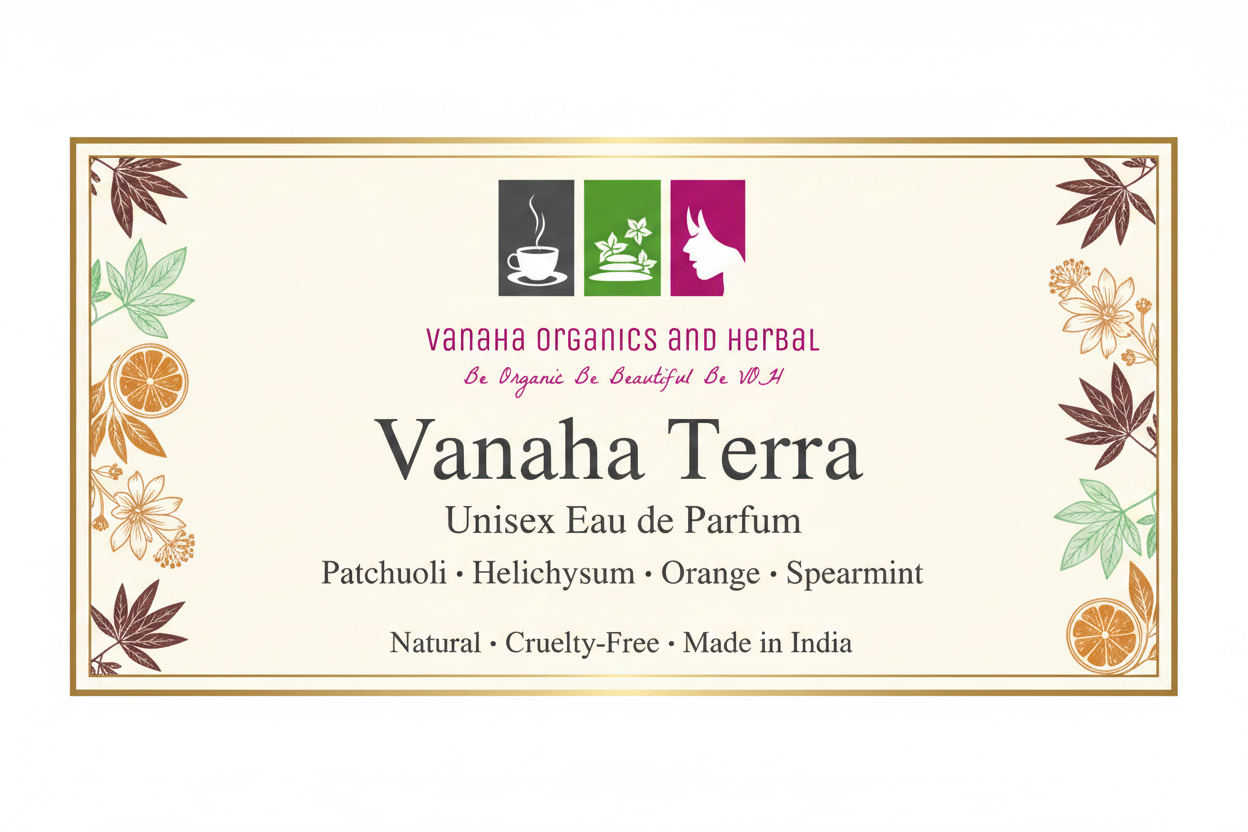 Vanaha Terra — Unisex Eau de Parfum (earthy, grounded, premium)