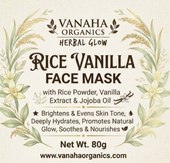 Glow Rice Vanilla face mask