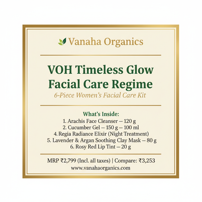 VOH Timeless Glow Kit — Detailed Front Label