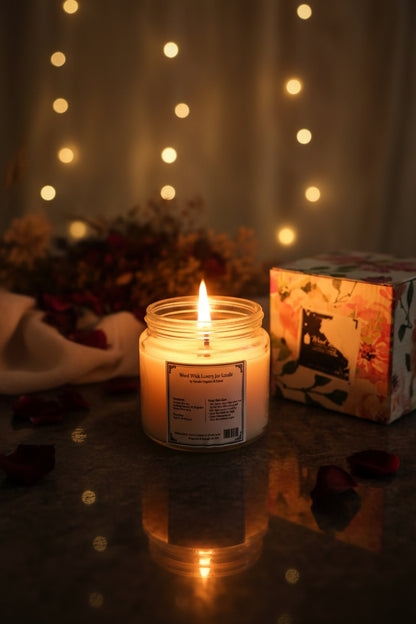 Wood Wick Luxury Jar Candle | Cannaga Essential Oil | Aromatherapy Home Fragrance