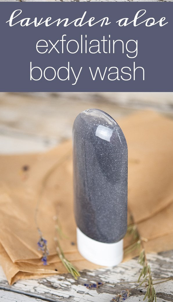 Lavender Aloe Exfoliating Body Wash