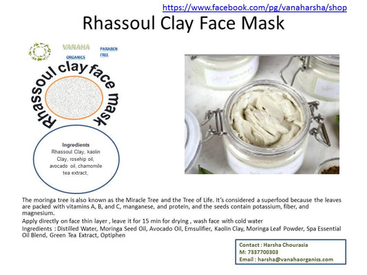 Rhassoul Clay Face mask