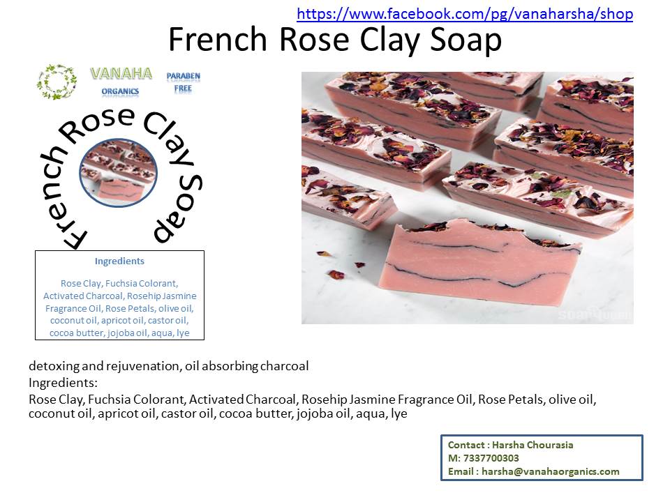 Rose Clay & Charcoal Soap