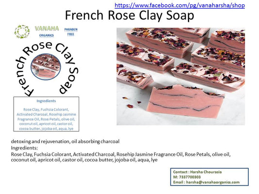 Rose Clay & Charcoal Soap