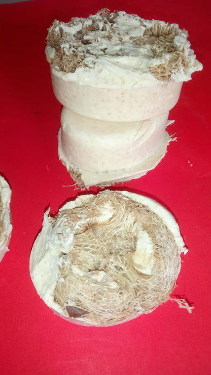 Ridge loofah Goat Milk Soap