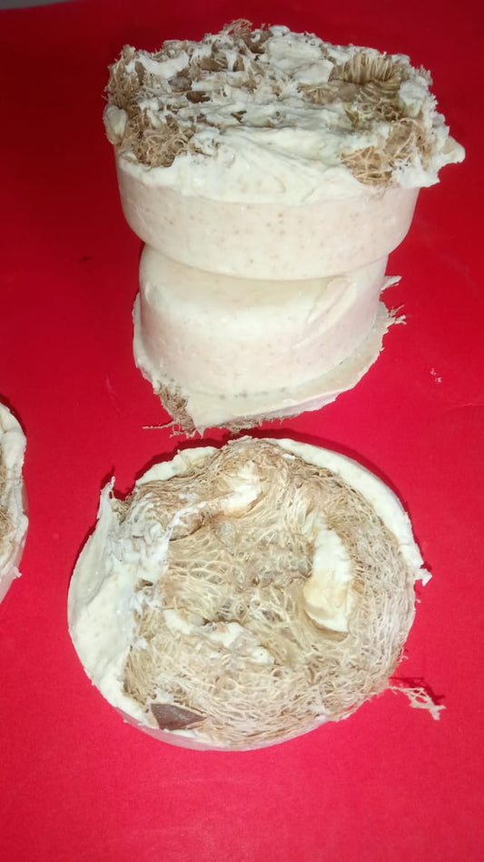 Ridge loofah Goat Milk Soap