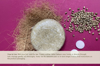 Hemp & Camphor Exotic Shampoo Bar